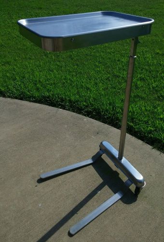Blickman Manhattan Stainless Steel Mayo Instrument Stand Model # 7740 SS