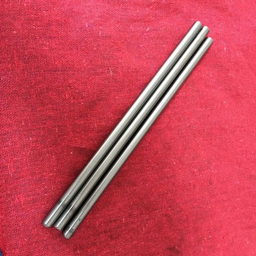 3/8&#034; TITANIUM ROUND BAR ROD 6 AL-4VELI 3 Pcs 9 1/2&#034; LONG MEDICAL GRADE