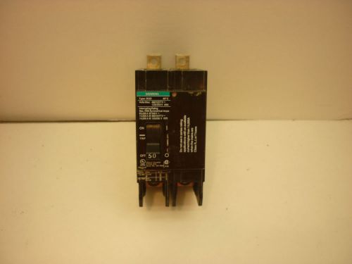 NEW  Siemens BQD250 Circuit Breaker - Free USPS SHIPPING  480 VAC 50 Amp