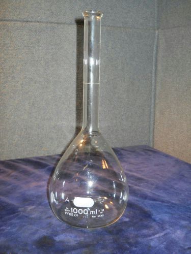 Pyrex 1000 mL Volumetric Flask  #5580