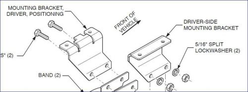 NEW! Federal Signal Rumbler Intersection Clearing System Mount Kit 05-2011 FORD