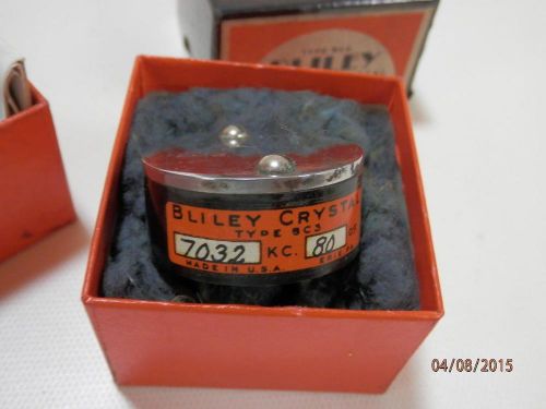 Bliley WWII Mounted Crystals Resonator IOB 7032 KC BC3 Ham Radio Freq Control