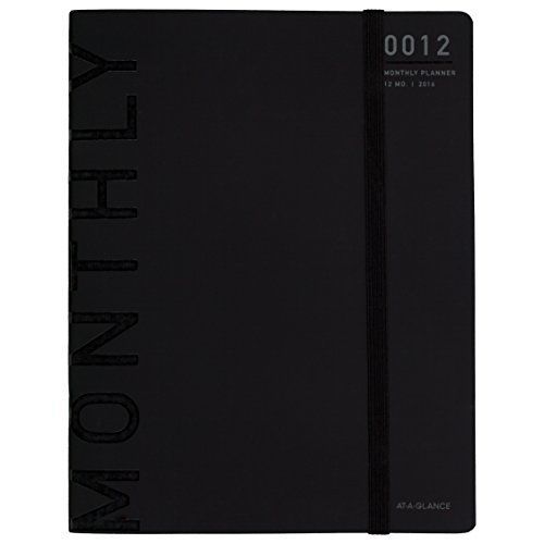 At-A-Glance Monthly Planner 2016, Collection, 8.12 x 11 Inches Page Size, Black