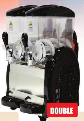 Omcan di-cn-0024-s 6.4g 2-bowl commercial granita frozen slush machine brand new for sale