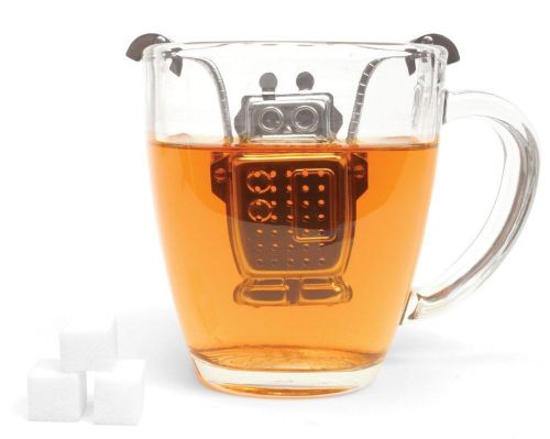 Robot Stainless Steel Tea Infuser Tea Brewer Novelty Gifts Creative Design