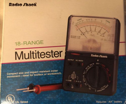 RadioShack 22-221 18-Range Multi-Tester