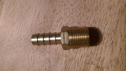 Brass 3/8 hose barb 3/8 npt male high quality fitting air fluid fuel gas water for sale