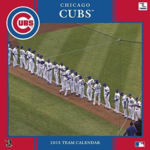 Turner Perfect Timing 2015 Chicago Cubs Team Wall Calendar, 12 x 12 Inches