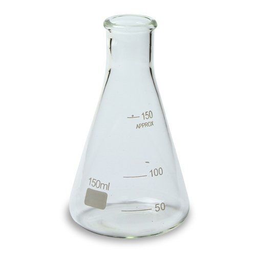 213G19 Karter Scientific 150ml Narrow Mouth Erlenmeyer Flask (Pack of 12)