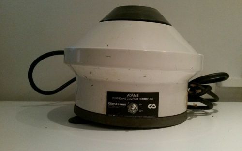Clay Adams Physicians Compact Centrifuge 1970s Vintage Medical