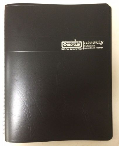 3 WHOLESALE HOUSE OF DOOLITTLE 2016 PROF WEEKLY PLANNERS 27202 BLACK 8-1/2&#034;x11&#034;