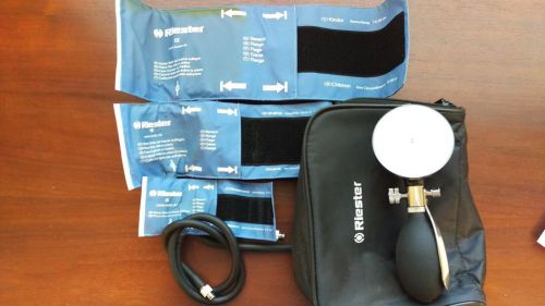 Riester Babyphon Sphygmomanometer with Cuffs (3 Sizes) and Soft Case