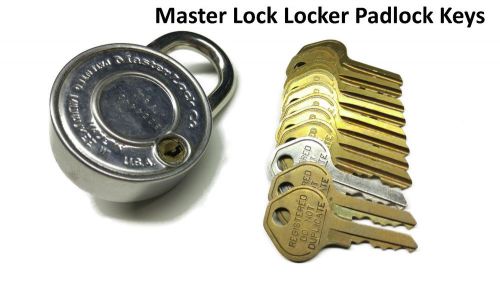 Master Locker 1500 2001 2010 Combo Lock Control Key v53 v680 v681 v677 v659 v607