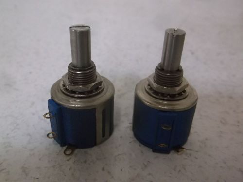 LOT OF 2 BOURNS 3540S-001-502 POTENTIOMETER 5KOHM *NEW OUT OF BOX*