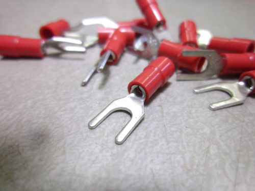 STANDARD SPADE TERMINALS VINYL INSUL. 22-18 GA K.S. 125-4M RED (66) #60324