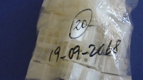 19-09-2068 - QTY 20 - Molex NEW PLUG 6POS .093 PANEL MOUNT