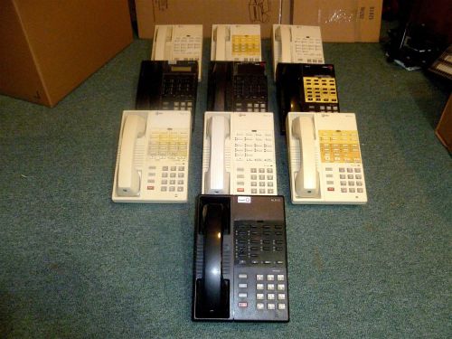 [lot of 10] avaya lucent partner (9) mls-12 and (1) mls-12d office telephones for sale