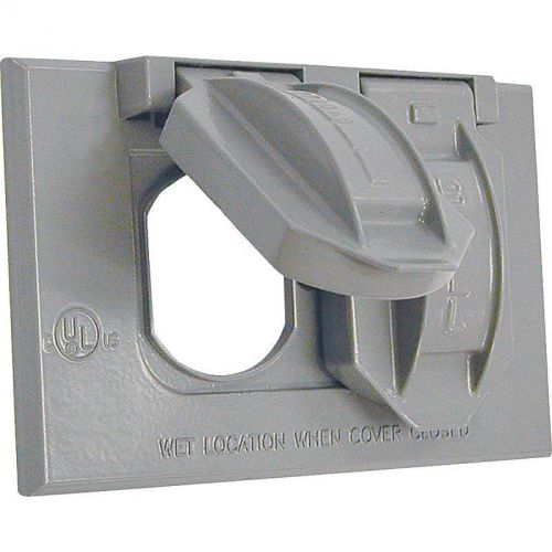 1G Gray Duplex Recpt/Cover BELL WEATHERPROOF Weatherproof Lampholders 5180-0