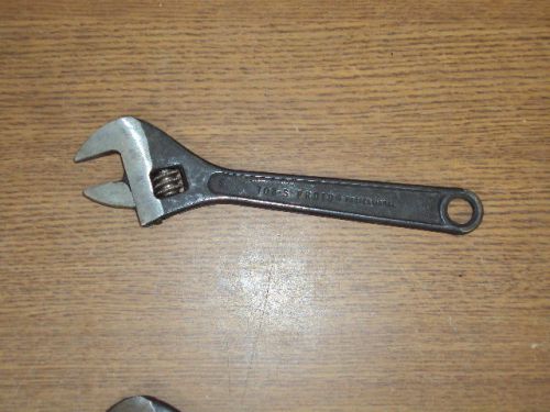 Proto professional 8&#034; adjustable wrench no 708-s industrial finish new for sale