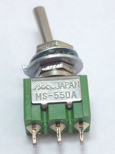 MIYAMA Toggle switch 3AM/125V- 1AM /250V MS-550A MS550A  MADE IN JAPAN
