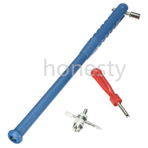 Valve Stem Core Remover Tire Repair Tool Car Truck Motorcycle Tube Install Kit