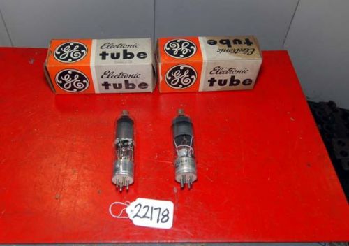 (2) Vacuum Tubes GE and RCA (Inv.22178)