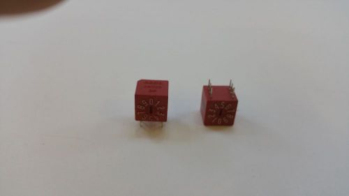 EECO  10 POSITION ROTARY MICRO DIP SWITCH  - 2 pcs