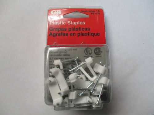 Gardner Bender Plastic Staples -- 15 ct package