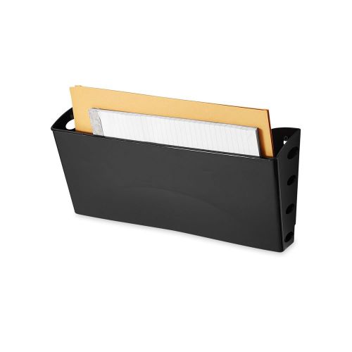 Rubbermaid 18573 ultra hot file single pocket wall file, black, legal size for sale