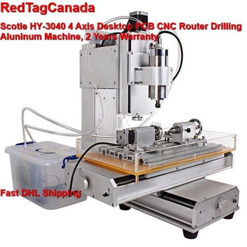 Hy-3040 4 axis cnc aluninum router machine for drilling, milling 2 yrs warranty for sale