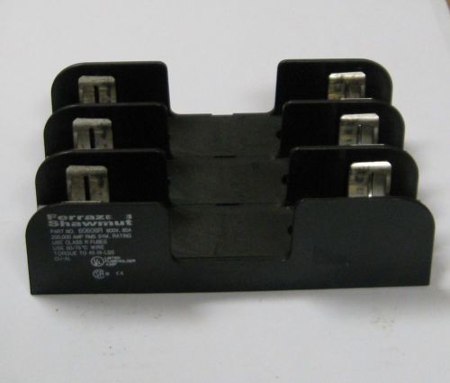 Ferraz Shawmut 60A, Fuse Block ,# 60608R, USED, WARRANTY