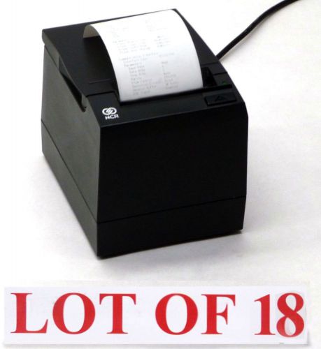 Lot 18 ncr 7197-2001-9001 2005 thermal receipt printer usb serial realpos 7403 for sale