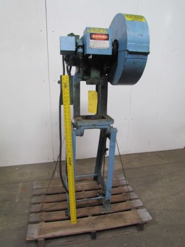 Rousselle No 0E 5 Ton Mechanical Punch Press 1-1/4&#034;Stroke 4&#034;Throat 1/3HP 3PH OBI