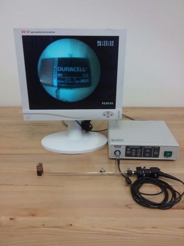 Pentax PSV-4000 Video Endoscopy System with Camera Head and Stryker Monitor
