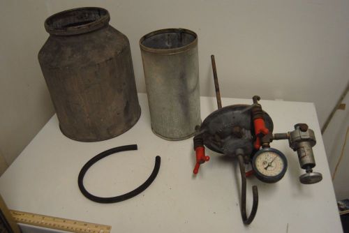 Vintage Air Pressure Paint Pot/ Tank for Paint Spray Gun STEAMPUNK Compressor