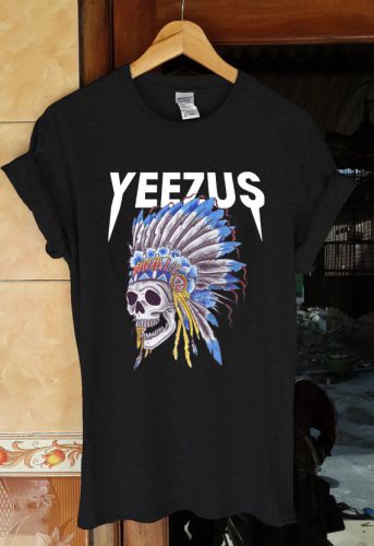 New yeezus indian skull t-shirt god wants you tour yeezy kanye tee new 11 for sale