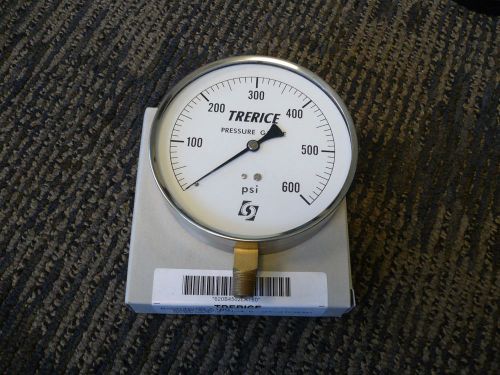 Trerice Pressure Gauge, 620B4502LA160