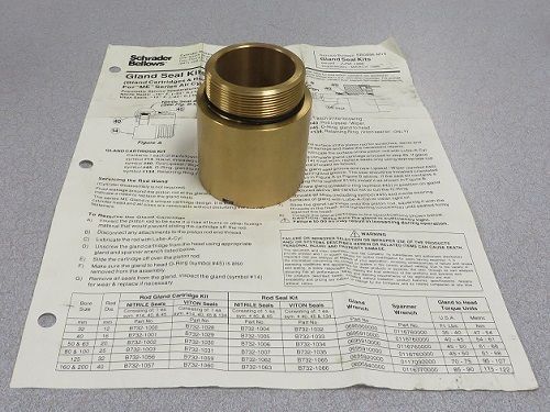 SCHRADER BELLOWS 40MM ME Gland Kit Nitrile P/N: B7321057