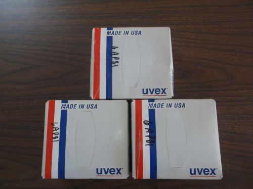NEW LOT OF 3 UVEX BY HONEYWELL S462 Lens Tissue, 4-7/8 x 7-7/8 In, PK500 (A13T)