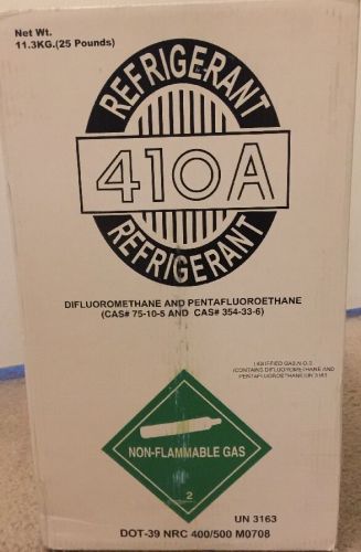 Refrigerant 410A. 25 Lbs Brand New Sealed Free Pick Up Ft Lauderdale FL AREA