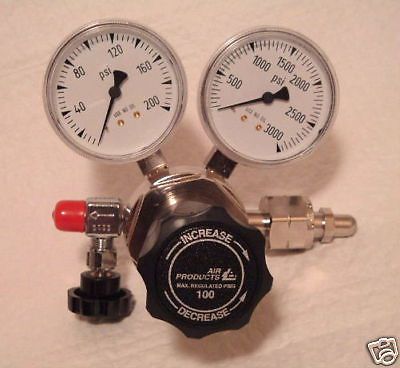 Air products cga 346  cylinder regulator, breathing air certified  **new** for sale