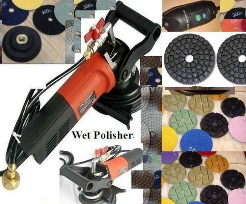 Wet Polisher Typhoon Counter floor renew polish pad glaze buff granite concrete