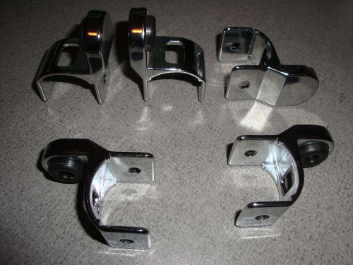 Chrome bumper Inswing STRIKE PLATE for Restroom  partitions 38115   LOT of 5