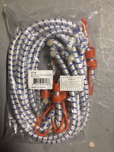 60&#034; Bungee Cords With Hooks Heavy Duty
