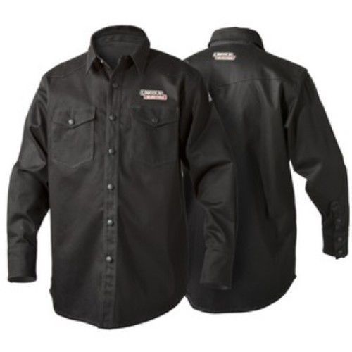 Lincoln electric black fr welding shirt - k3113-l (large) for sale