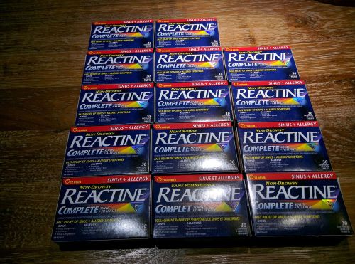 REACTINE non Drowsy Sinus and Allergy  Total 420 Pieces - 14 Packs