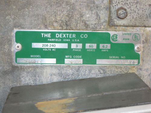 Dexter T 400 coin operated  25 lb commercial washer (used) refurbished