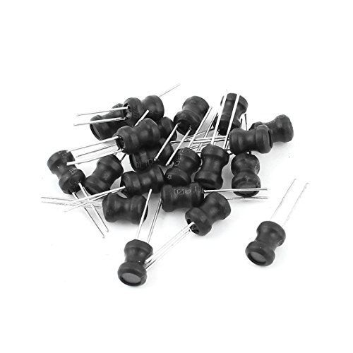 uxcell® 20 Pcs DIP Mount 10MH Inductance 6mmx8mm Radial Leaded Power Inductors