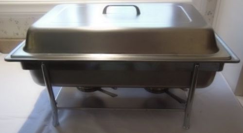 Full Size Halco Stainless Steel Chafing Dish and Sterno Fuel Cans