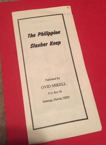 Philippine Slasher Keep By Ovid Mikell Game Fowl conditioning Training Technique